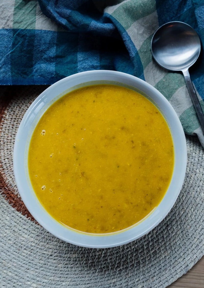 Feeding The Fourth Sprouted Lentil and Pumpkin Soup