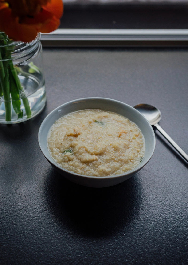 Feeding The Fourth Miso And Ginger Chicken Congee Meal